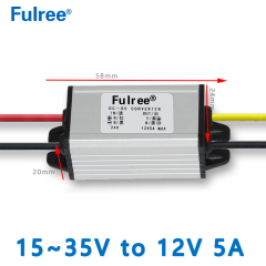 Input DC   24V( 15-35V) to Output DC  12V 1A 1.5A   2A  3A 5A Step Down   DC to DC  Converter CCTV Camera Buck Power Supply Module