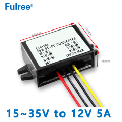 Input DC   24V( 15-35V) to Output DC  12V 1A 1.5A   2A  3A 5A Step Down   DC to DC  Converter CCTV Camera Buck Power Supply Module