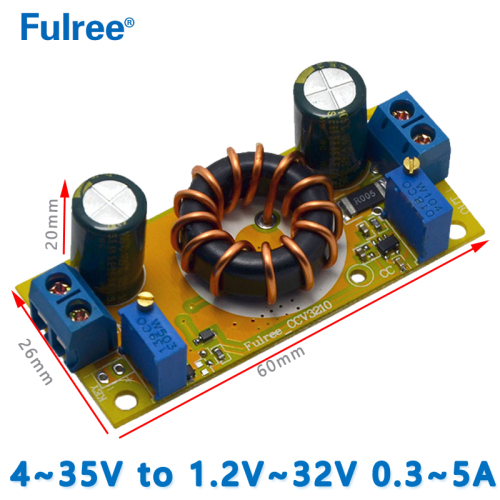 Shenzhen  Input  DC 24V (4~35V) to  Output DC 12V (1.2~32V)   DC to DC converter  Buck Converter Adjustable DC Power Supply for 25W Constant Current Led Driver