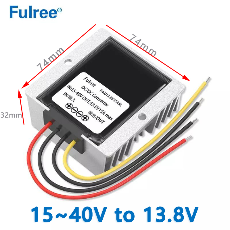24V to 12V 12.6V 13.8V 10A 12A 15A 20A DC DC Step Down Constant Current Converter for Lithium Lead-acid Li-ion Battery Charger