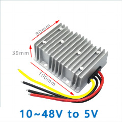 12V 24V 36V 48V 60V to 5V 25A 30A DC DC Step Down Voltage Converter 12 24 48 Volt Buck to 5 Volt LED Display Screen Power Supply