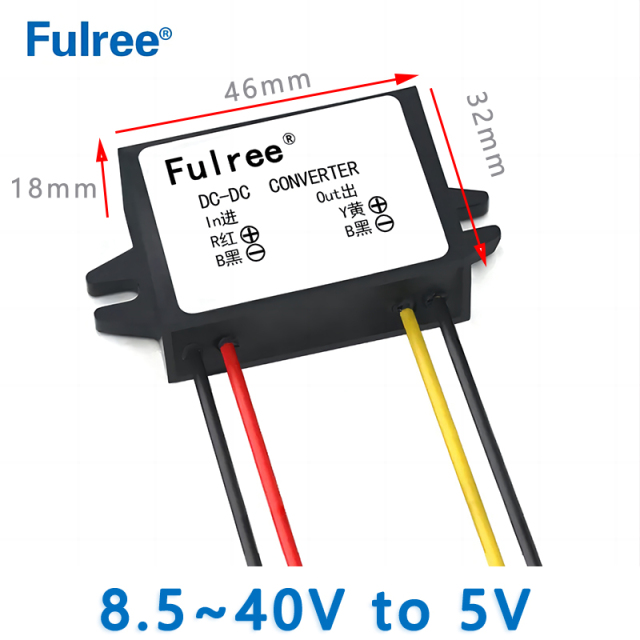 Input  DC  12V/24V(8.5-40V) to Output DC 5V 3A   5A  10A  15A 20A  25A DC-DC converter
