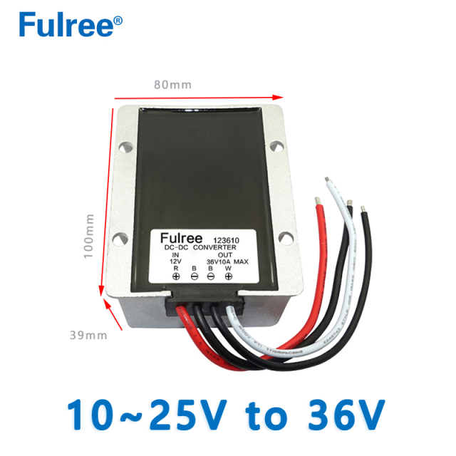 High Efficiency DC DC Converter  Input  DC  12V ( 10-25V) to  Output DC 36V 10A MAX  360W Step Up DC DC Boost Voltage Regulator Power Supply for Solar Panels
