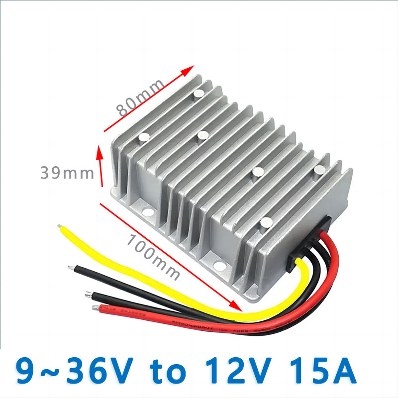 Input  DC  9V-36V to Output DC  12V 1A 2A 3A  4A 5A  6A 8A 10A   15A  20A  25A   DC  to DC Converter