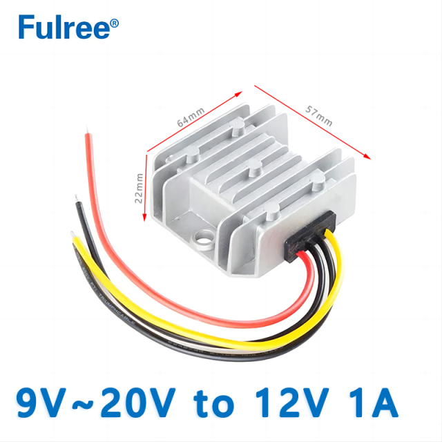 Input  DC  9V-20V to Output DC  12V 1A 2A 3A 4A   5A  6A 8A 10A  12A   15A  20A  25A  DC  to DC Converter