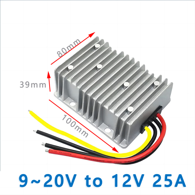 Input  DC  9V-20V to Output DC  12V 1A 2A 3A 4A   5A  6A 8A 10A  12A   15A  20A  25A  DC  to DC Converter