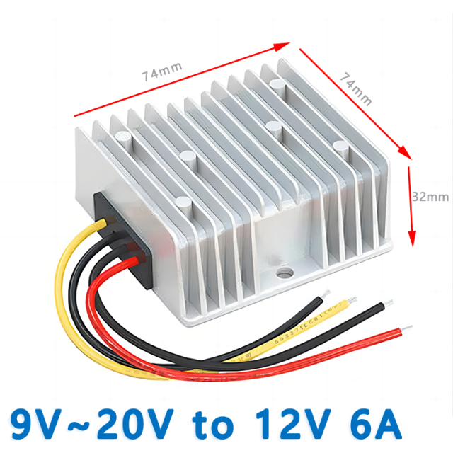 Input  DC  9V-20V to Output DC  12V 1A 2A 3A 4A   5A  6A 8A 10A  12A   15A  20A  25A  DC  to DC Converter