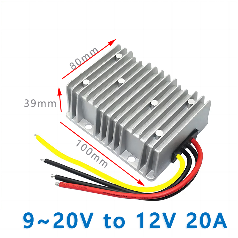 Input  DC  9V-20V to Output DC  12V 1A 2A 3A 4A   5A  6A 8A 10A  12A   15A  20A  25A  DC  to DC Converter
