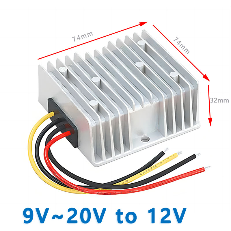 Fulree Input DC 9V-20V to Output DC 12V 5A 6A 8A 10A 12A DC to DC converter