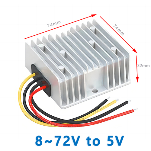 Input  DC   48V  60V(8V~72V) to Output DC  5V    5A  8A 10A 15A  20A  aluminum shell DC to DC converter