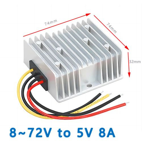 Input  DC   48V  60V(8V~72V) to Output DC  5V    5A  8A 10A 15A  20A  aluminum shell DC to DC converter