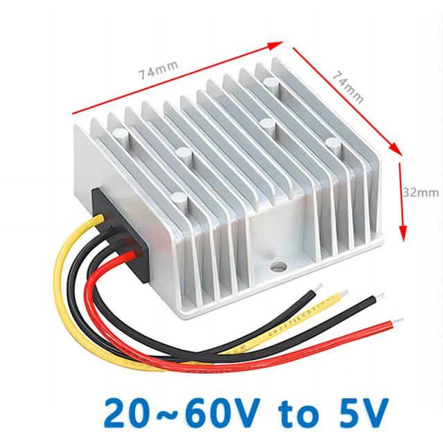 Input  DC  36V  48V(20V~60V) to Output DC  5V   10A 15A  20A  25A   Buck DC   to DC converter