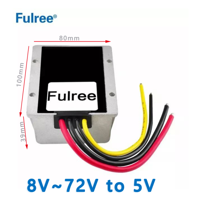 High quality Input  DC   48V  60V(8V~72V)  to Output DC  5V  20A  25A   Buck  DC to  DC converter