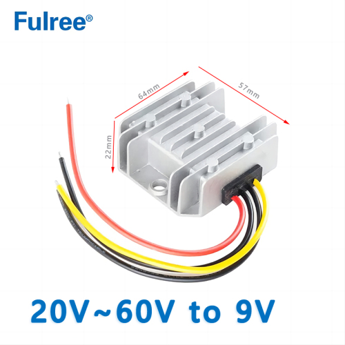 ​​​​​​​Input  DC  36V  48V(20V~60V）to Output DC 9V  5A  10A     aluminum  shell DC converter