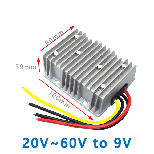 Fulree  Input  DC  24V 36V 48V(20V~60V）to Output DC  9V   25A  30A   DC to DC  converter