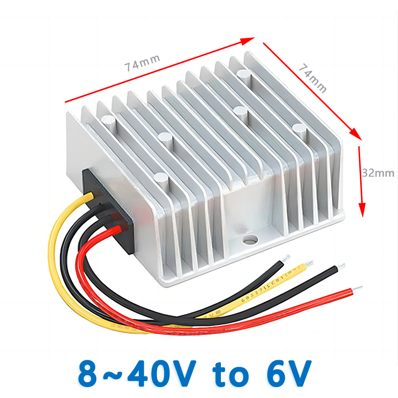 Input   DC  12V 24V(8V~40V)  to  Output DC 6V  1A 2A  3A 5A 6A 10A  15A    20A  25A   30A  35A   40A  DC - DC converter