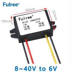 Input   DC  12V 24V(8V~40V)  to  Output DC 6V  1A 2A  3A 5A 6A 10A  15A    20A  25A   30A  35A   40A  DC - DC converter