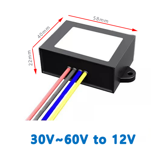 Fulree  Input  DC  36V  48V(30-60V)  to Output DC 12V   1A 2A 3A 4A 5A     Isolated DC to DC  Converter