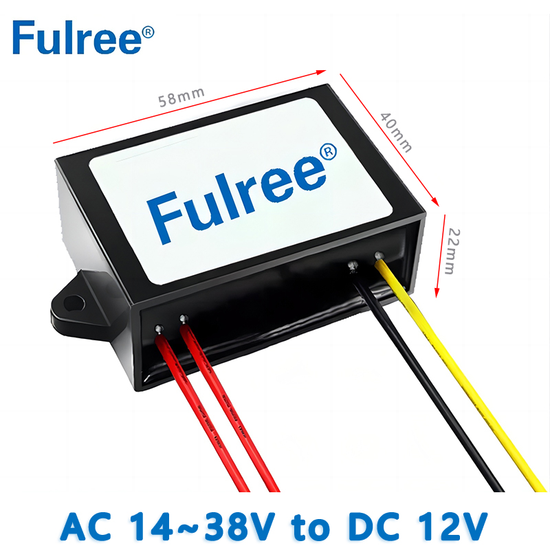 Input AC 36V (14~38V)  to   Output DC  12V 1A 2A 3A   AC to DC  Buck Converter