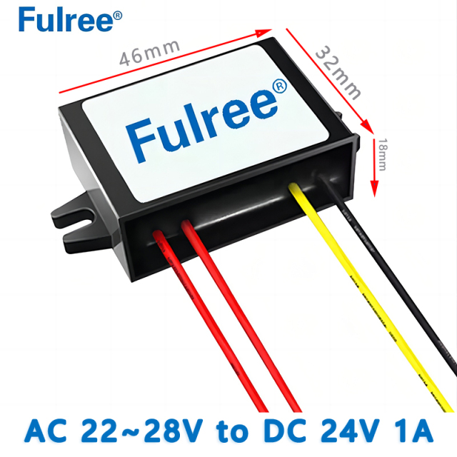  Input  AC  24V(22~28V)   to Output   DC 24 V   1A 1.5A    AC  to DC converter