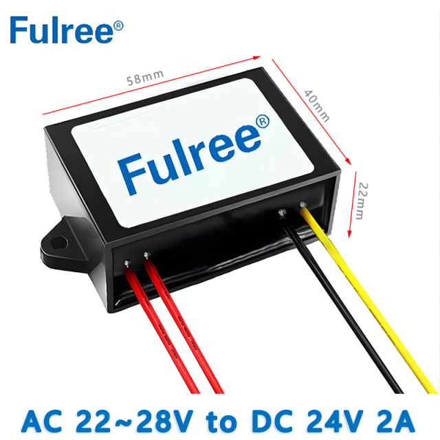 Input  AC  24V(22~28V) /AC  36V(22~38V)   to Output   DC 24 V   1A 1.5A  2A    AC to DC  Buck Converter