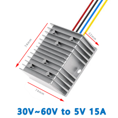 Input DC 36V 48V ( 30V-60V) to Output DC 5V 1A 2A 3A 4A 5A   8A  10A 15A  20A 22A  24A Isolated DC to DC  Converter