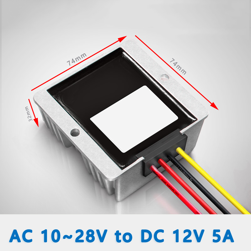   Input   AC  12V 24V(10~28V)   to Output   DC 12V   5A  6A 8A 10A     AC  to  DC converter
