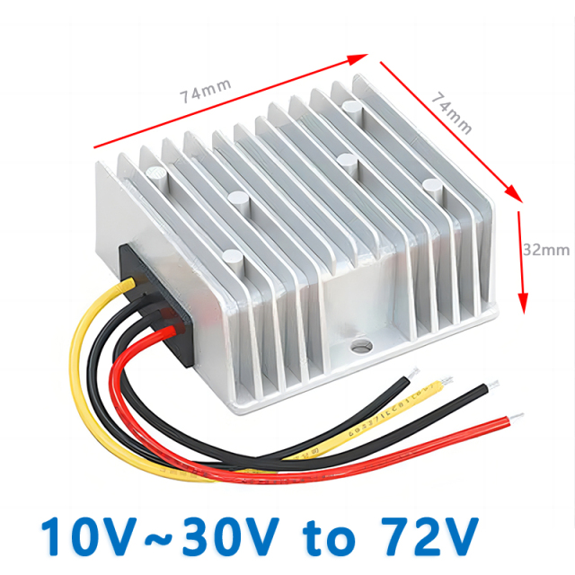 Input  DC  12V/24V (10~30V)  or  36V（28~40V） to Output DC  72V 4A  5A step up  DC  to  DC converter