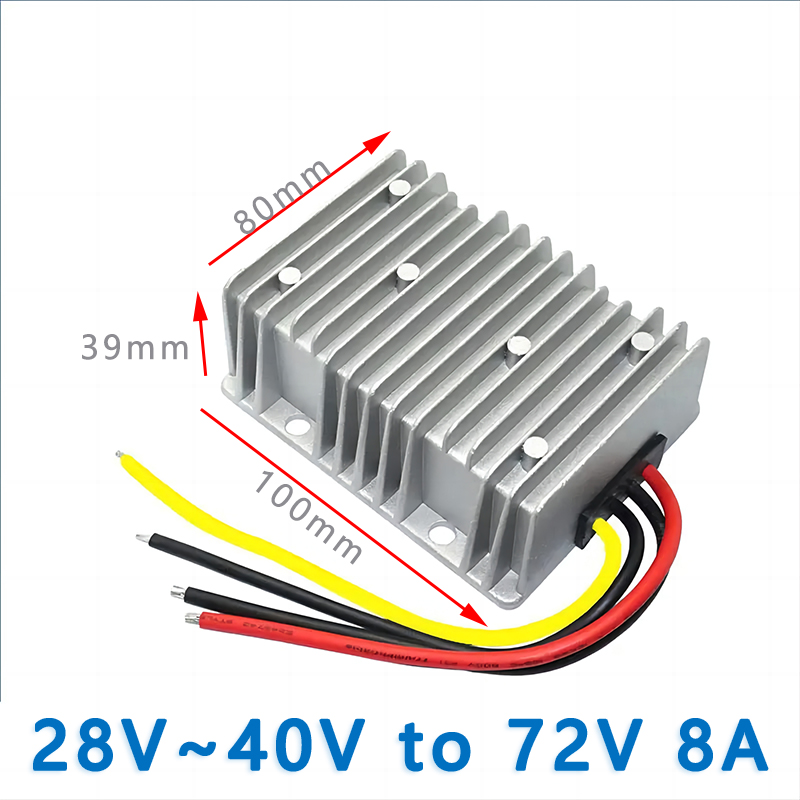 Input  DC  12V/24V (10~30V)  or  36V（28~40V） to Output DC  72V  6A  8A  DC  to  DC converter