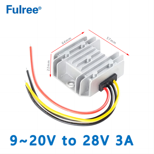 Input  DC  12V (9~20V) to Output DC  28V  3A   5A 8A 10A   15A  20A Boost  DC  to DC Converter