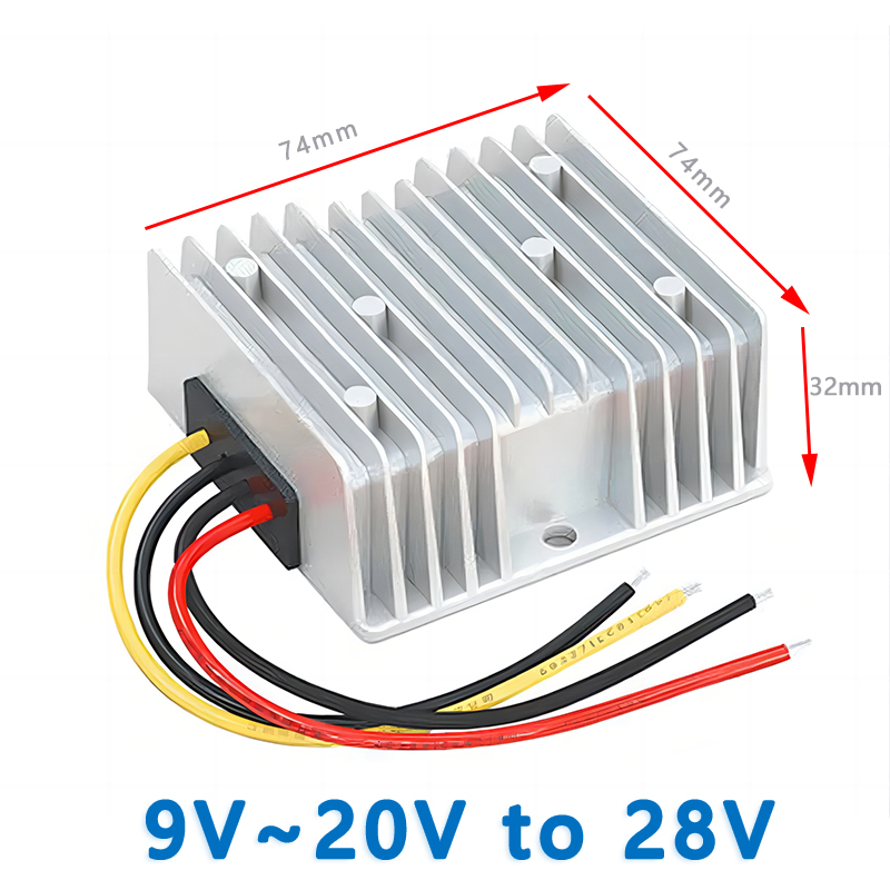 Input  DC  12V (9~20V) to Output DC  28V   5A 8A 10A  DC  to DC converter