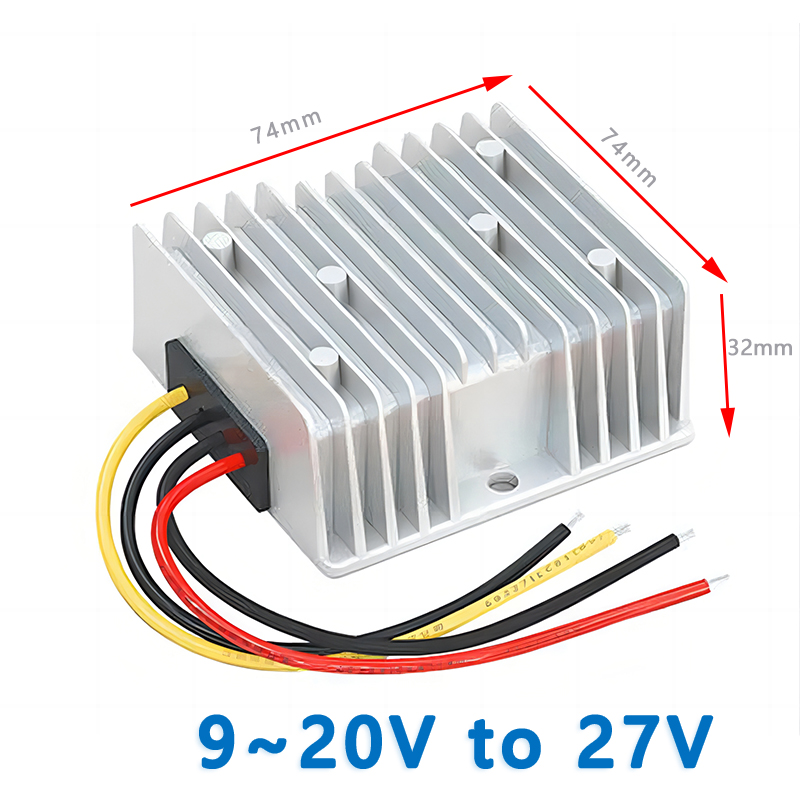 Input  DC  12V (9~20V) to Output DC  27V   5A 8A 10A    DC to DC converter