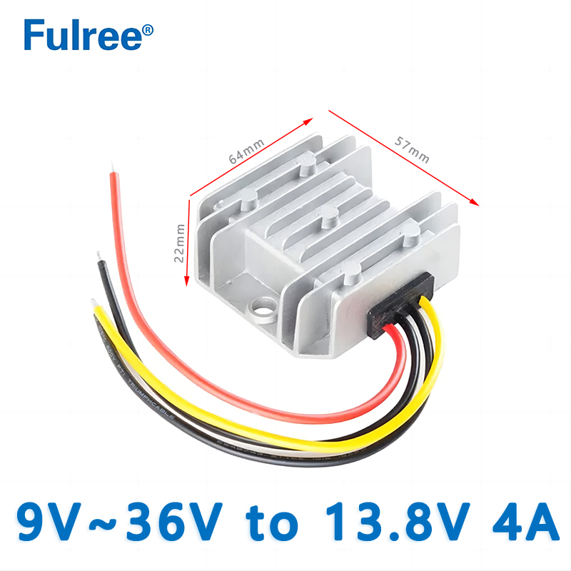 Input  DC  9V-36V to Output DC  13.8V 1A 2A 3A  4A 5A  6A 8A 10A   15A  20A  25A   DC  to DC Converter