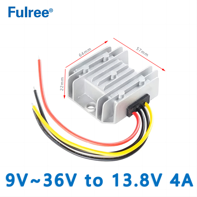 Input  DC  9V-36V to Output DC  13.8V 1A 2A 3A  4A 5A  6A 8A 10A   15A  20A  25A   DC  to DC Converter