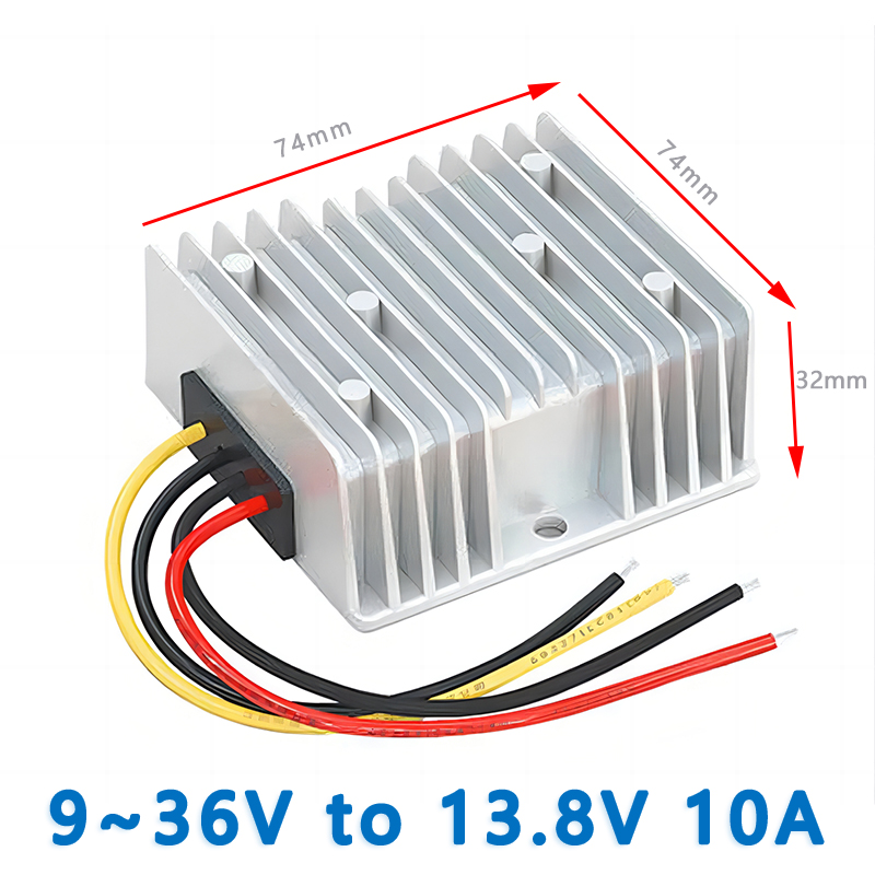 Input  DC  9V-36V to Output DC  13.8V 1A 2A 3A  4A 5A  6A 8A 10A   15A  20A  25A   DC  to DC Converter