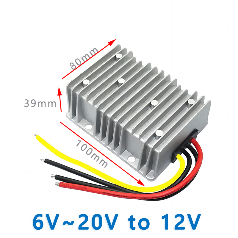 Input  DC  6V-20V to Output DC  12V   15A  20A DC  to  DC converter