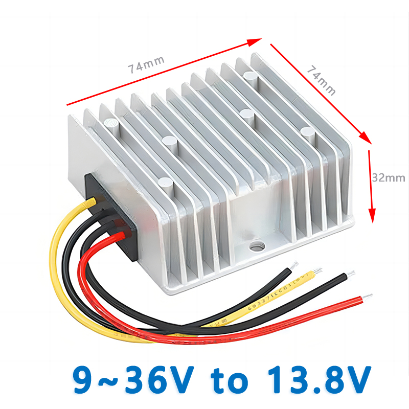 Input  DC  9V-36V to Output DC  13.8V  5A  6A 8A 10A   DC -DC converter
