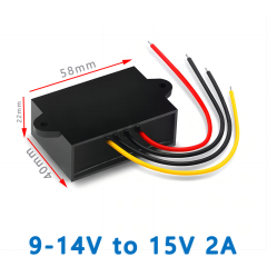 Input  DC  12V ( 9-14V) to Output DC  15V 1A 2A 3A   5A  10A 15A 20A  22A   25A  30A  Boost Step Up DC  to DC Converter