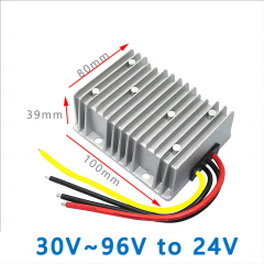 Input  DC  72V 80V(30~96V) /100V(40~120V) to  Output DC 24V 20A DC to  DC converter
