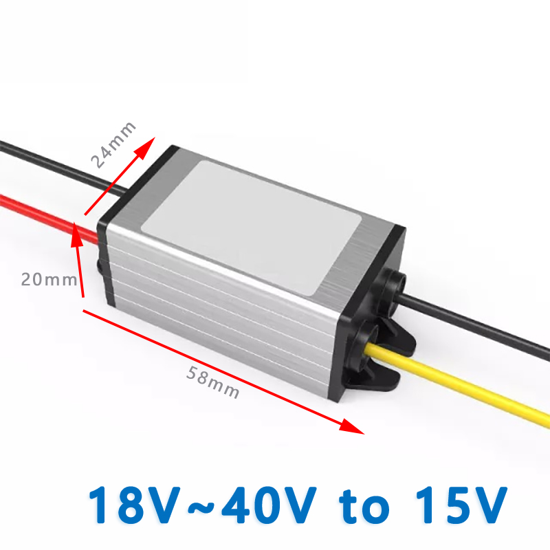Input   DC 24V(18V~40V)  to  Output dc 15v  1A 2A  3A 5A 8A 10A  15A    20A  25A   30A  35A  DC-DC   step  down converter
