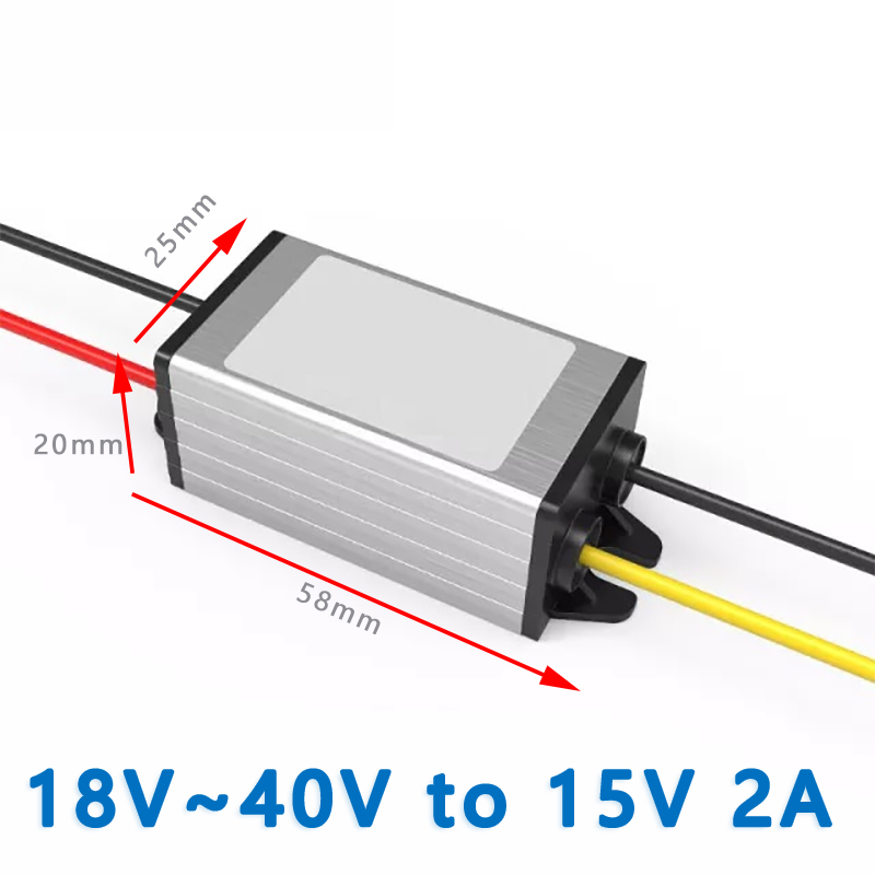 Input   DC 24V(18V~40V)  to  Output dc 15v  1A 2A  3A 5A 8A 10A  15A    20A  25A   30A  35A  DC-DC   step  down converter