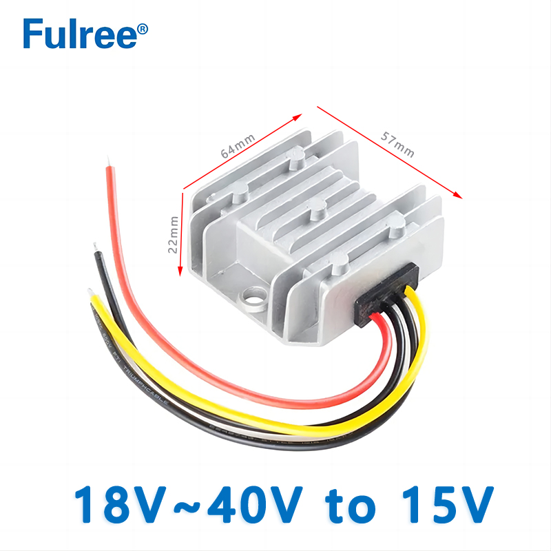 Input   DC 24V(18V~40V)  to  Output dc 15v  1A 2A  3A 5A 8A 10A  15A    20A  25A   30A  35A  DC-DC   step  down converter