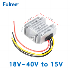 Input   DC 24V(18V~40V)  to  Output dc 15v  1A 2A  3A 5A 8A 10A  15A    20A  25A   30A  35A  DC-DC   step  down converter