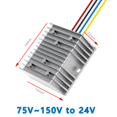Input   DC  100V (75V~150V)  to Output DC 24V   3A  5A    Isolated    DC to  DC  Buck converter
