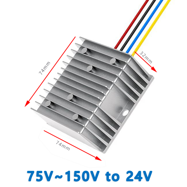 Input   DC  100V (75V~150V)  to Output DC 24V   3A  5A    Isolated    DC to  DC  Buck converter
