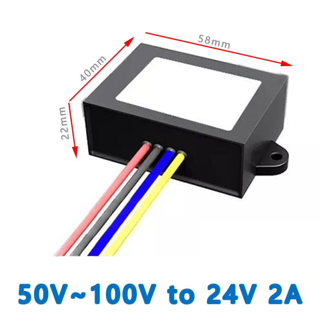 Fulree Input  DC 60V72V80V (50V~100V)  to Output DC 24V  1A 2A  3A 5A 8A  10A   15A  20A     Isolated DC  to DC  Converter