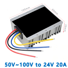 Fulree Input  DC 60V72V80V (50V~100V)  to Output DC 24V  1A 2A  3A 5A 8A  10A   15A  20A     Isolated DC  to DC  Converter