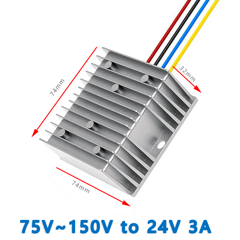 High quality  Input  DC  100V (75V~150V)   to Output DC 24V  1A 2A  3A 5A 8A  10A   15A  20A     Isolated DC  to DC  Converter