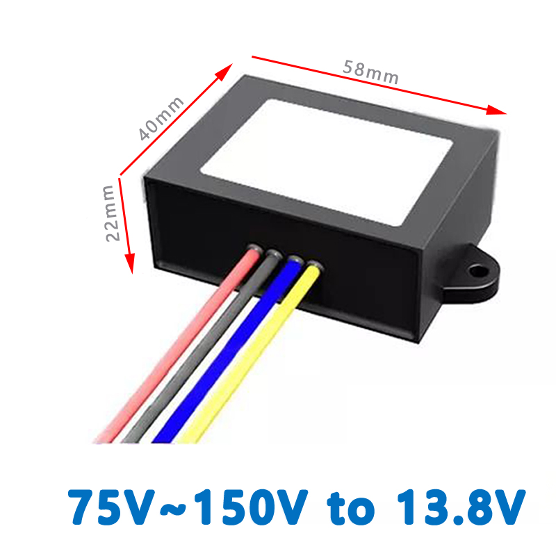 I​​​​​​​Input  DC   100V (75V-150V) to Output DC 13.8V  1A 2A  3A 4A   Isolated DC  to DC  Converter