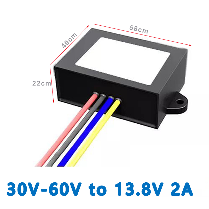 Input DC 36V 48V ( 30V-60V) to Output DC 13.8V 1A 2A 3A 4A 5A  6A    8A  10A  12A  15A  20A 25A Isolated DC to DC  Converter